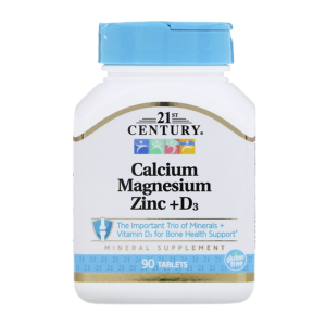Calcium Magnesium zinc + d3 90 таб, 4490 тенге